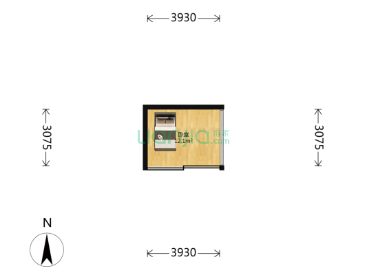 玖方广场 1室0厅0卫 20平方