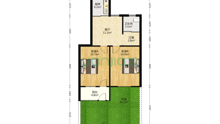 栖化新村二手房实景图