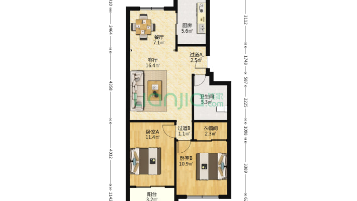 上王埠三区二手房实景图