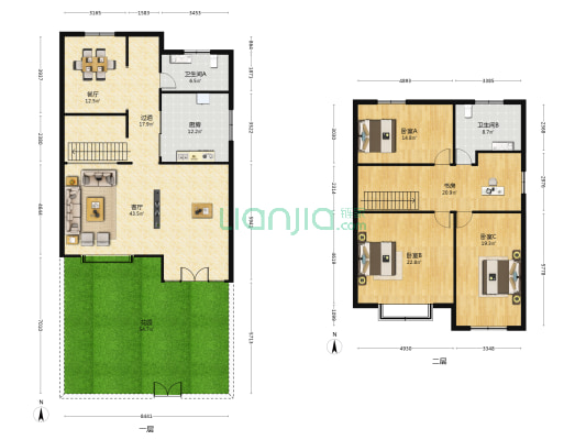 芳草地 4室2厅2卫 194平方