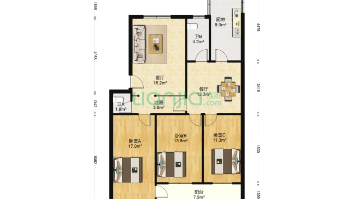 东岳大街中段新星大厦二手房实景图