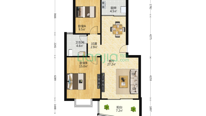 心怡花苑二手房实景图