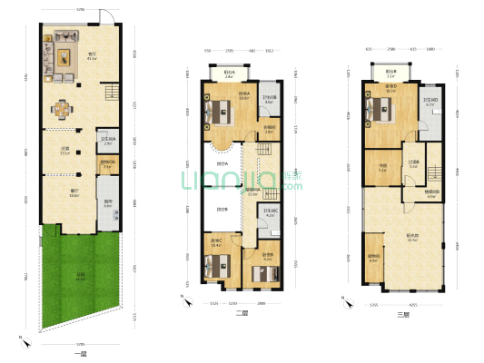 滇池森林 5室2厅4卫 224平方
