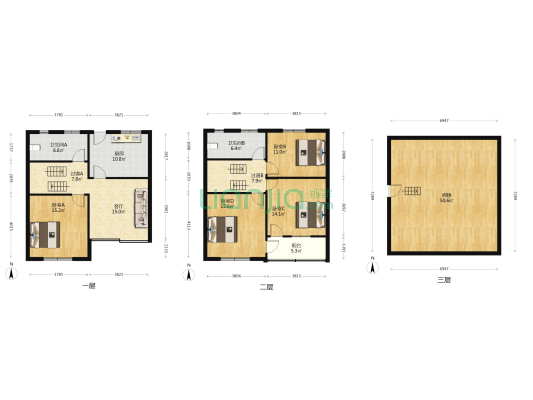 集仕港项家新村 4室1厅2卫 138平方