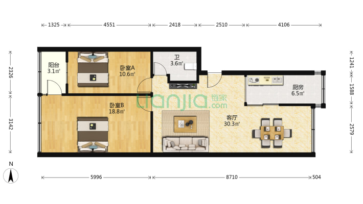 兰州五一综合小区二手房实景图
