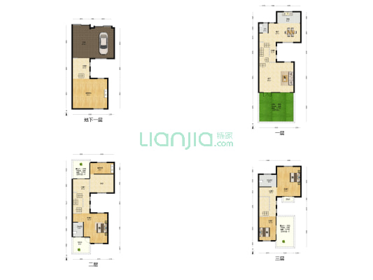 景尚雅苑 3室2厅3卫 264平方