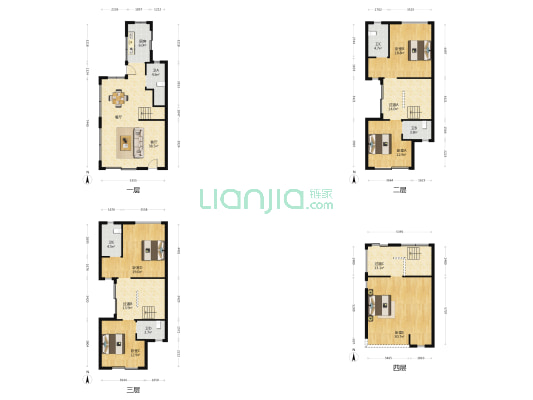 雍陌村 5室1厅5卫 212平方