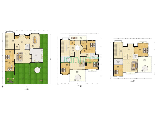 鲁信半岛美庐 7室4厅5卫 607平方
