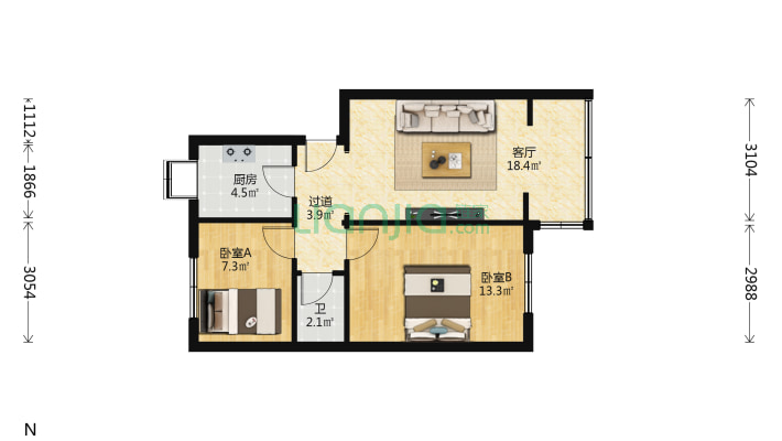 甘肃省科学器材家属院二手房实景图