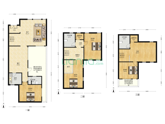 颐和公馆 5室2厅3卫 257平方
