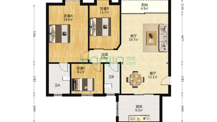 海怡阁二手房实景图