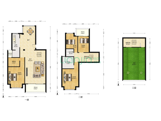 城市印象 4室1厅2卫 320平方