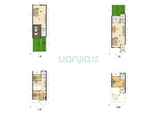 路易庄园 4室4厅4卫 308平方
