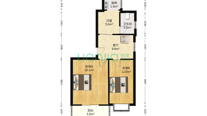 商科宿舍二手房实景图
