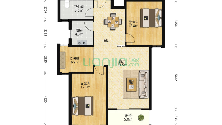 金域华府二手房实景图