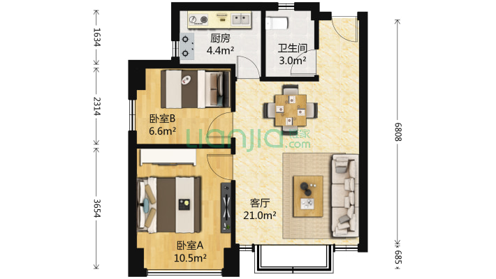 星河国际（洪城路778号）二手房实景图