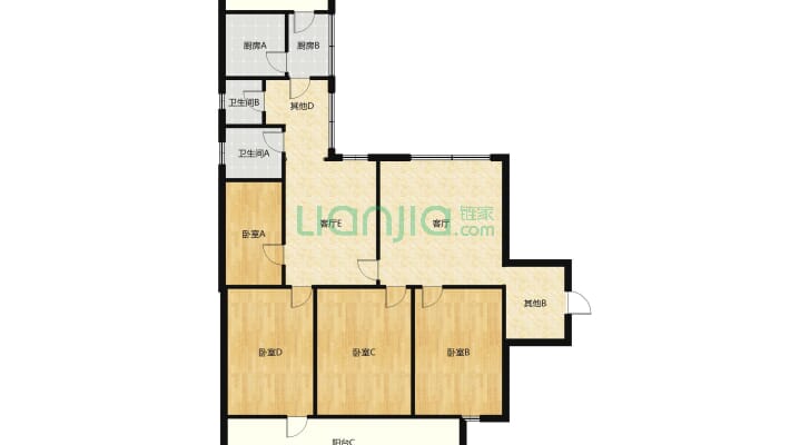 区政府宿舍二手房实景图