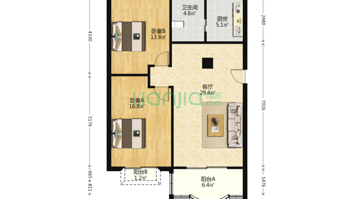 新高桥春晖苑二手房实景图