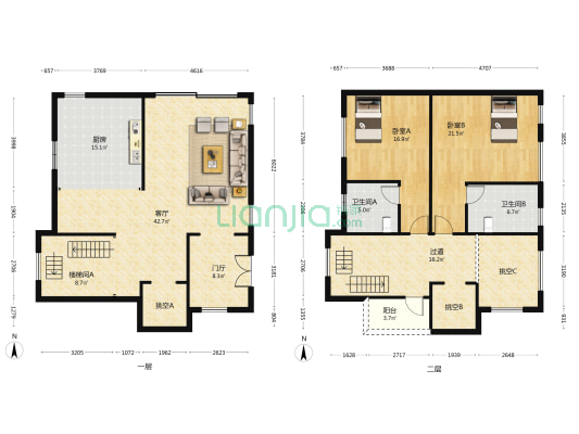 西南街第十六小区 2室1厅2卫 452平方