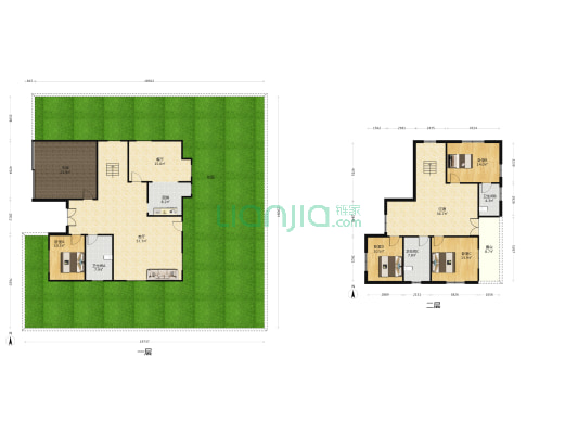 香榭丽花园 4室2厅3卫 249平方