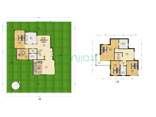 西郊华城 5室2厅3卫 235平方