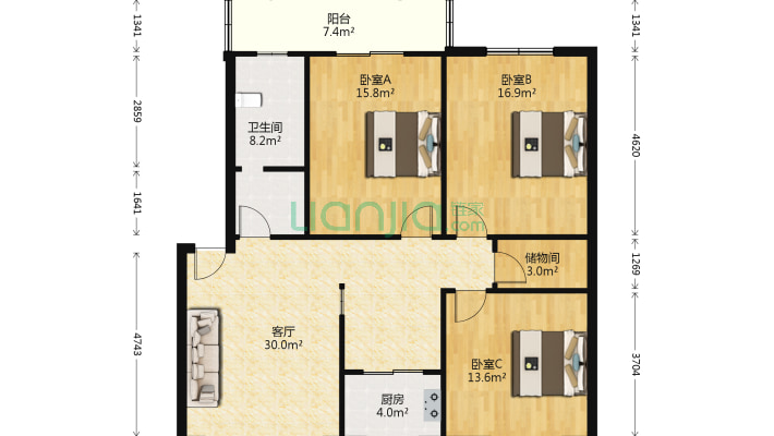 瑞安家园二手房实景图