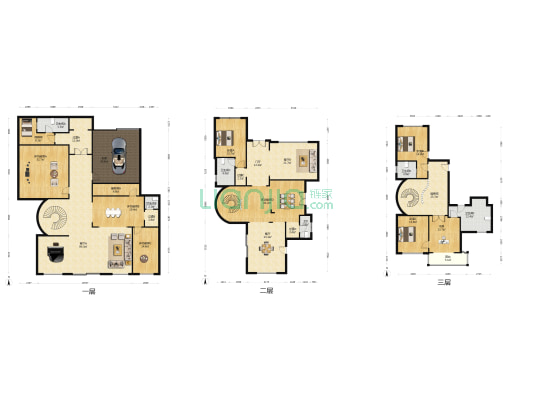 华润中央公园一期(北)(浩翔路99弄)(别墅) 8室3厅6卫 455平方