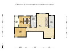 冠云路 宏远景园 两居，自住房46万-涿州宏远景园户型图