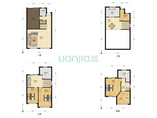 康桥华庭 4室3厅3卫 198平方