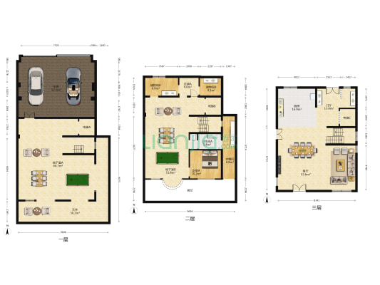 金隅上城庄园 1室1厅1卫 411平方
