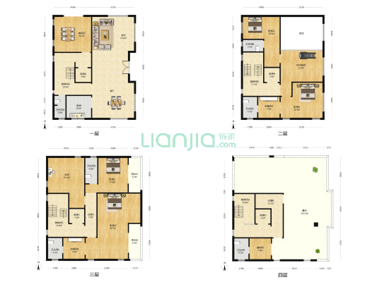 翠亨村 6室1厅6卫 475平方