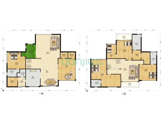 东逸湾紫薇苑 6室3厅5卫 685平方