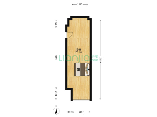 重庆吾悦广场 1室0厅0卫 51平方