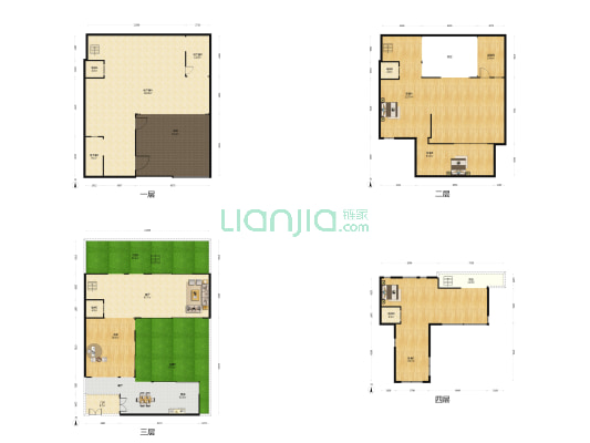 仁恒耦前 4室1厅0卫 432平方