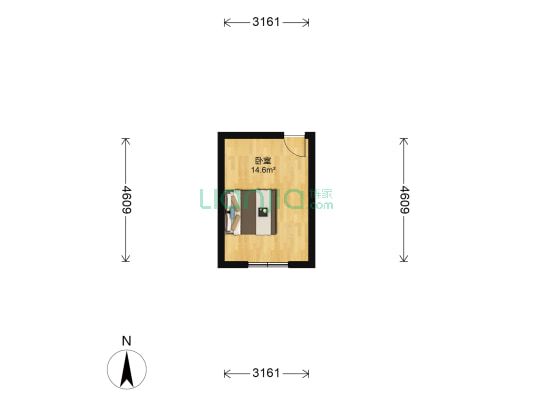 横浜里 1室0厅0卫 23平方