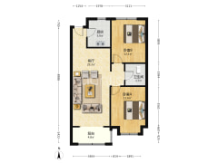 冠云路新加坡花园精装修两居室拎包入住家具家电齐全-涿州鹏渤新加坡花园户型图