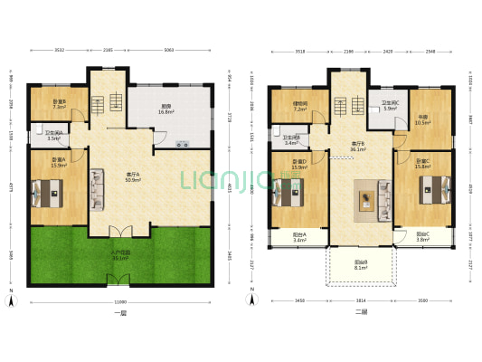 梅花园（太仓） 5室2厅3卫 227平方