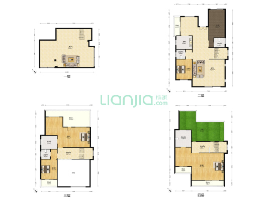 清河湾 4室2厅5卫 477平方