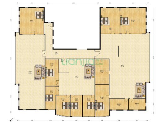 三联大厦 9室3厅0卫 894平方