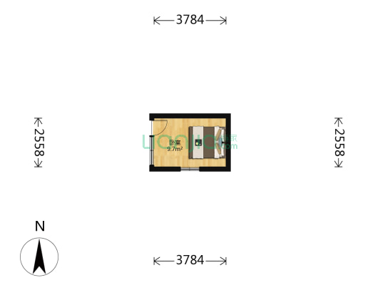 西河漕胡同 1室0厅0卫 15平方