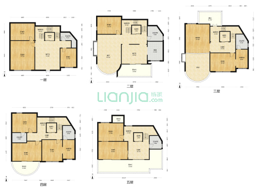 碧丽山庄 10室3厅6卫 512平方