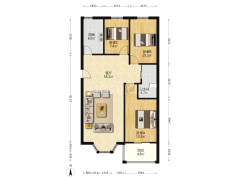 德信商圈，本地改善型板楼社区，采光好，视野不错-涿州名流枫景五期户型图