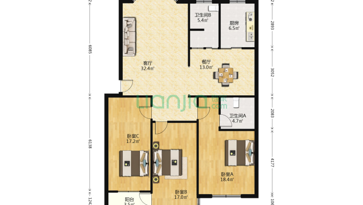 福门城市花园二手房实景图