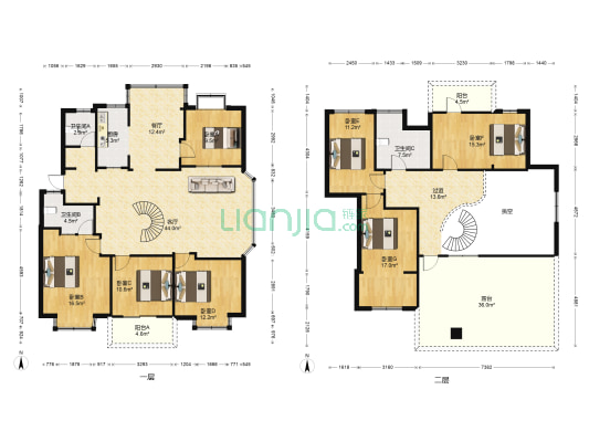 望龙芳庭 7室2厅3卫 228平方