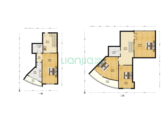 长发公寓 4室2厅2卫 167平方