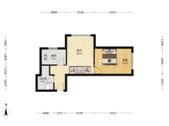 出售狮子城东北向一居 精装  拎包入住-涿州K2狮子城北区户型图