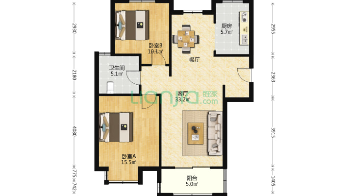 美罗家园美安苑二手房实景图