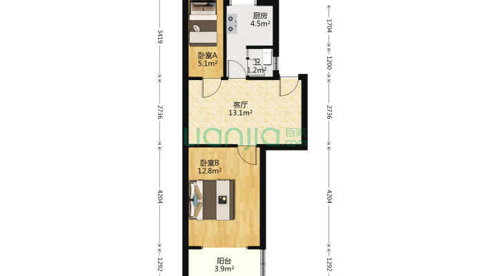 塑料厂宿舍二手房实景图