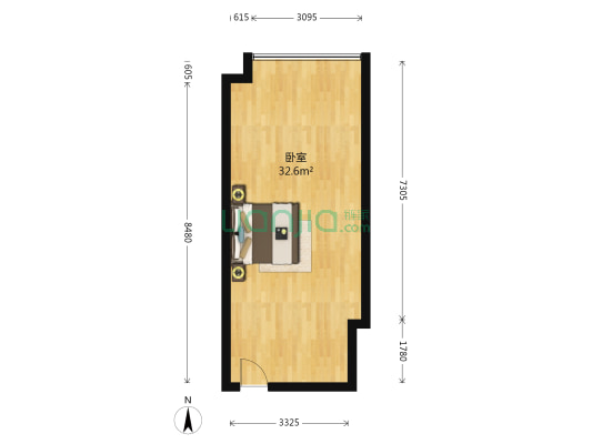 奥园康威广场 1室0厅0卫 51平方