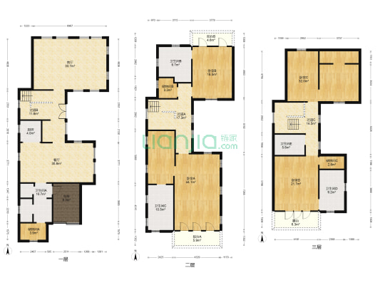 东湖美墅 4室2厅5卫 372平方